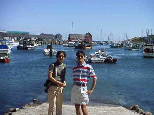 With Mariko at Rockport